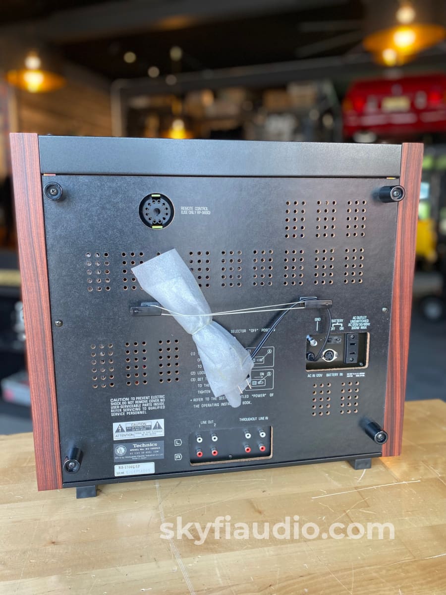Technics Rs-1500 Nos (New Old Stock) Reel To - Tested And Perfect Tape Deck