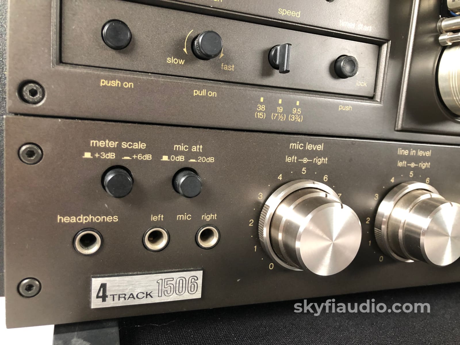 Technics Rs-1506Us Reel To Recorder - 2/4 Track Fully Calibrated And Tested Tape Deck