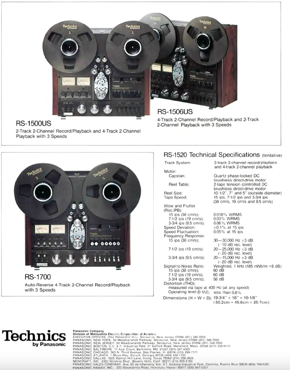 Technics Rs-1520 Reel To Fully Restored - Mcintosh Tribute With Upgrades Pre-Order Now Tape Deck