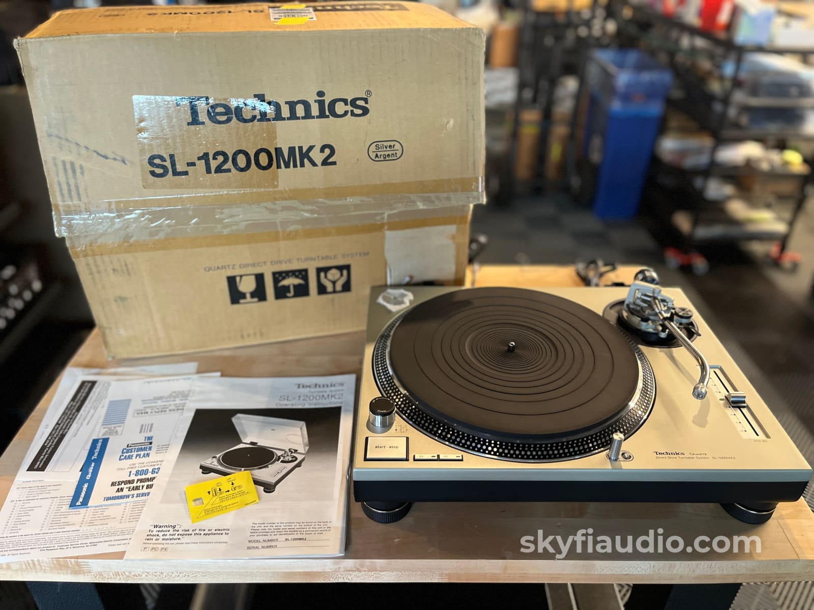 Technics SL 1200MK2 Turntable New Old Stock Turntable