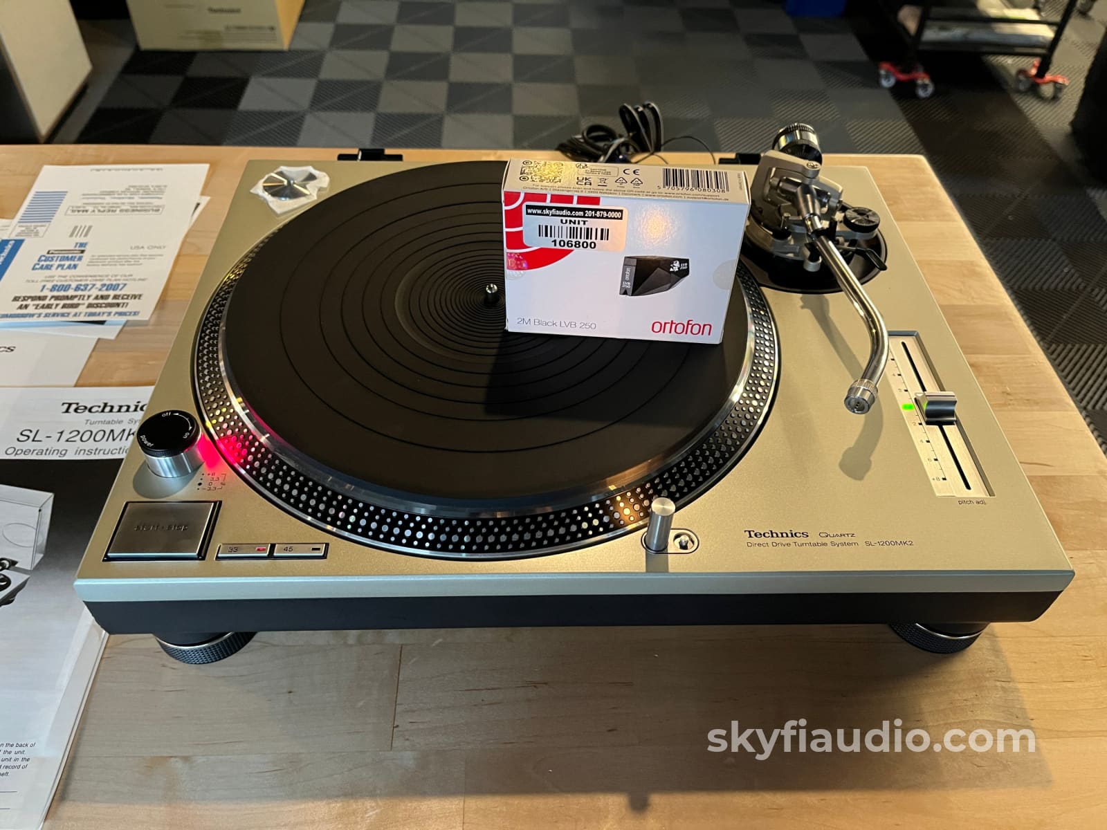 Technics SL 1200MK2 Turntable New Old Stock Turntable