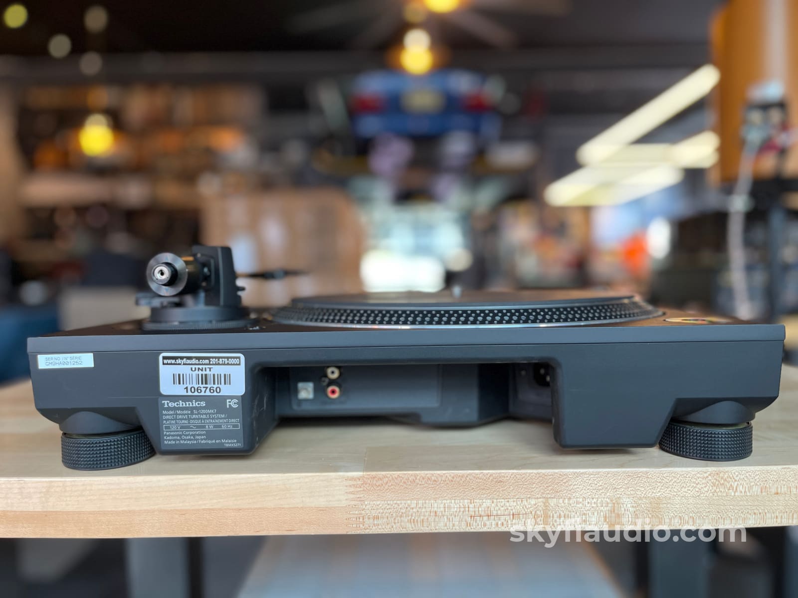 Technics SL-1200MK7 Turntable - W/ New Sumiko Songbird MC Phono Cartridge Turntable