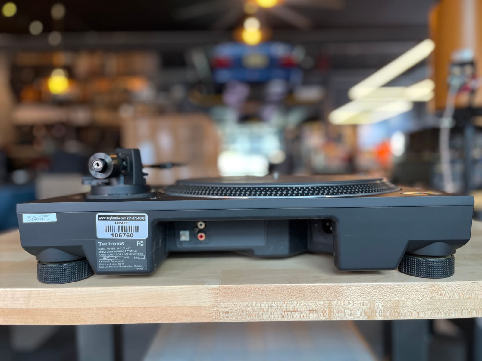 Technics SL-1200MK7 Turntable - W/ New Sumiko Songbird MC Phono Cartridge Turntable