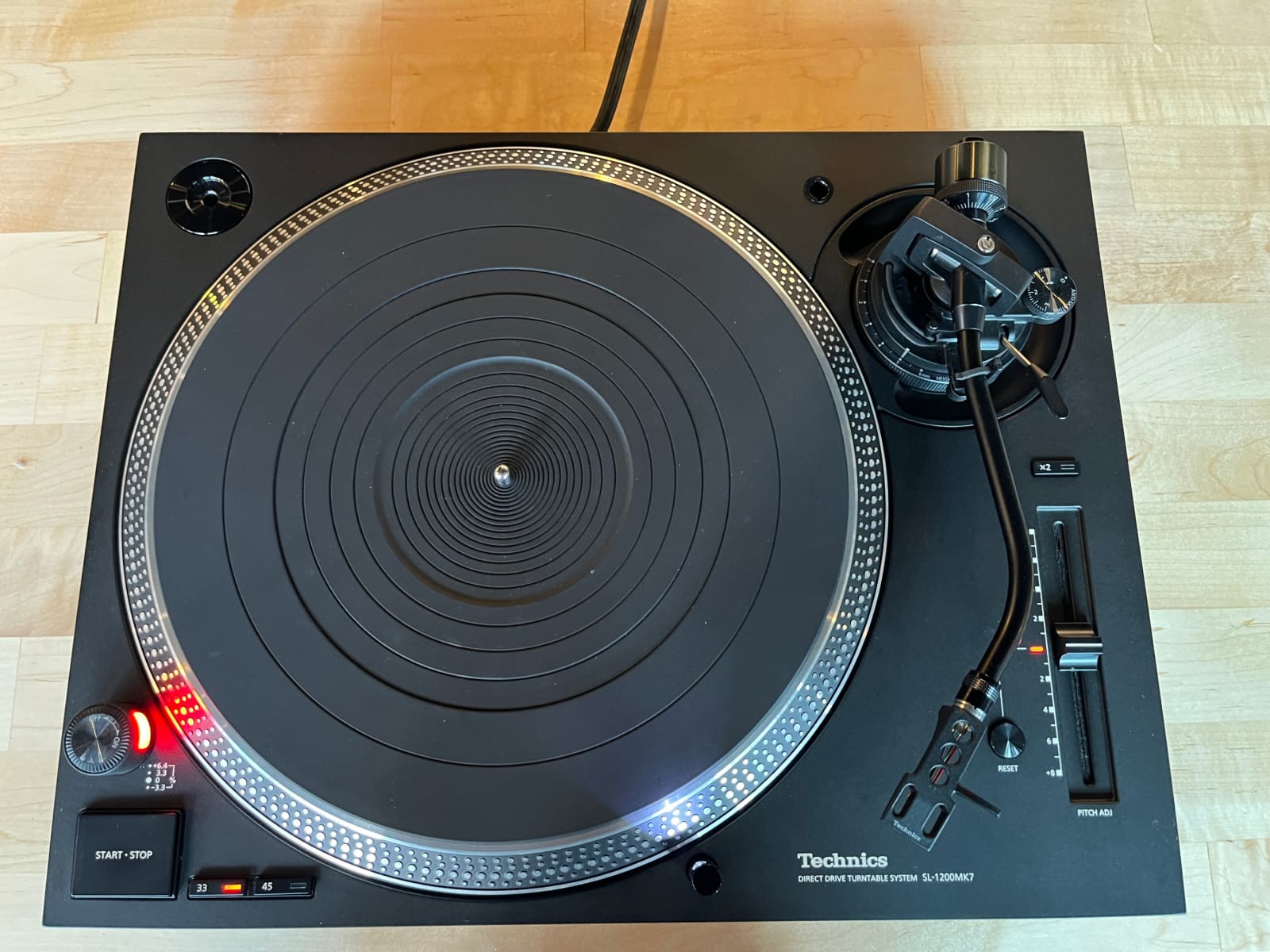 Technics SL-1200MK7 Turntable - W/ New Sumiko Songbird MC Phono Cartridge Turntable