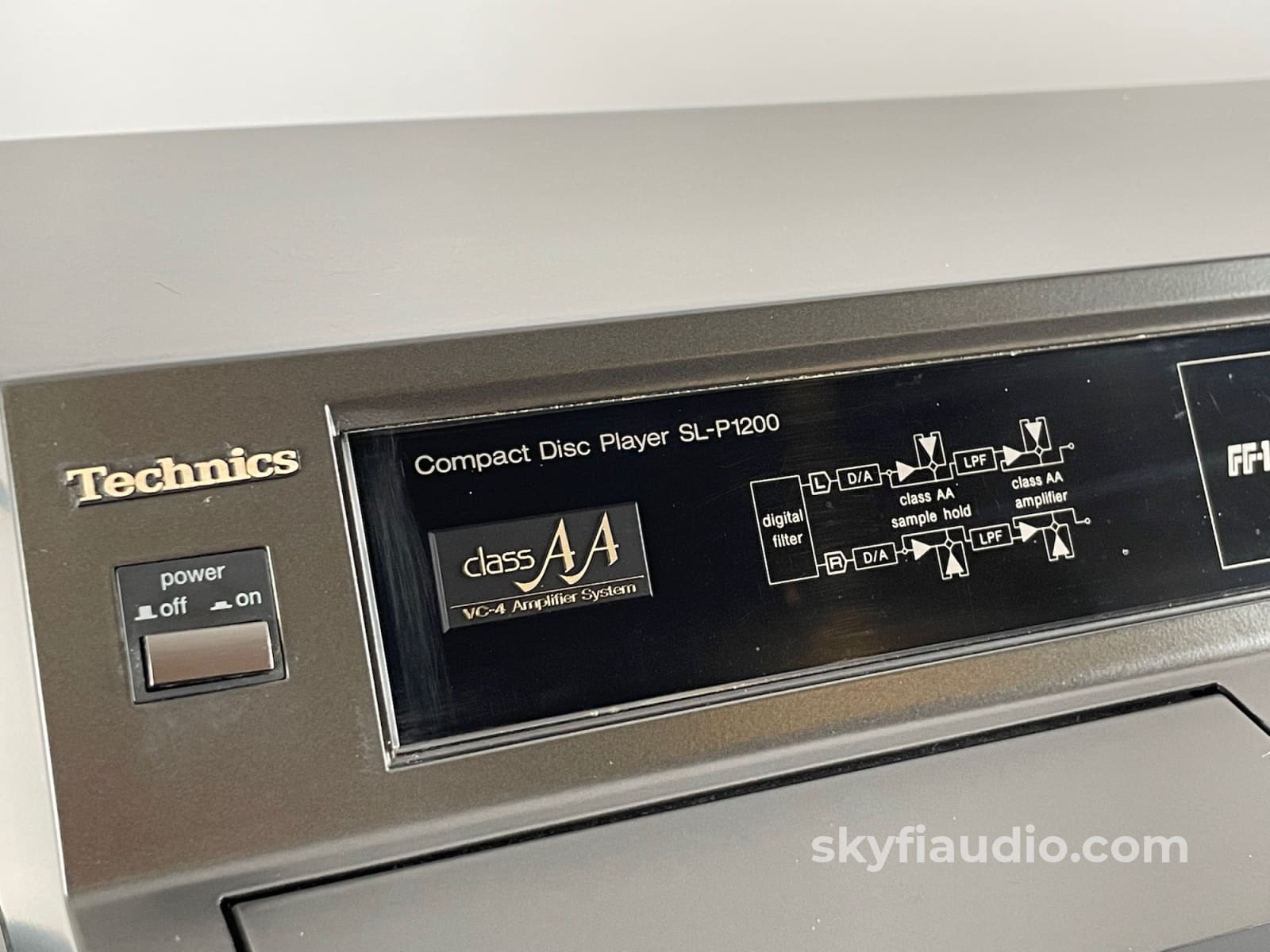 Technics Sl-P1200 Super Rare Broadcast Cd Player Fully Working! + Digital