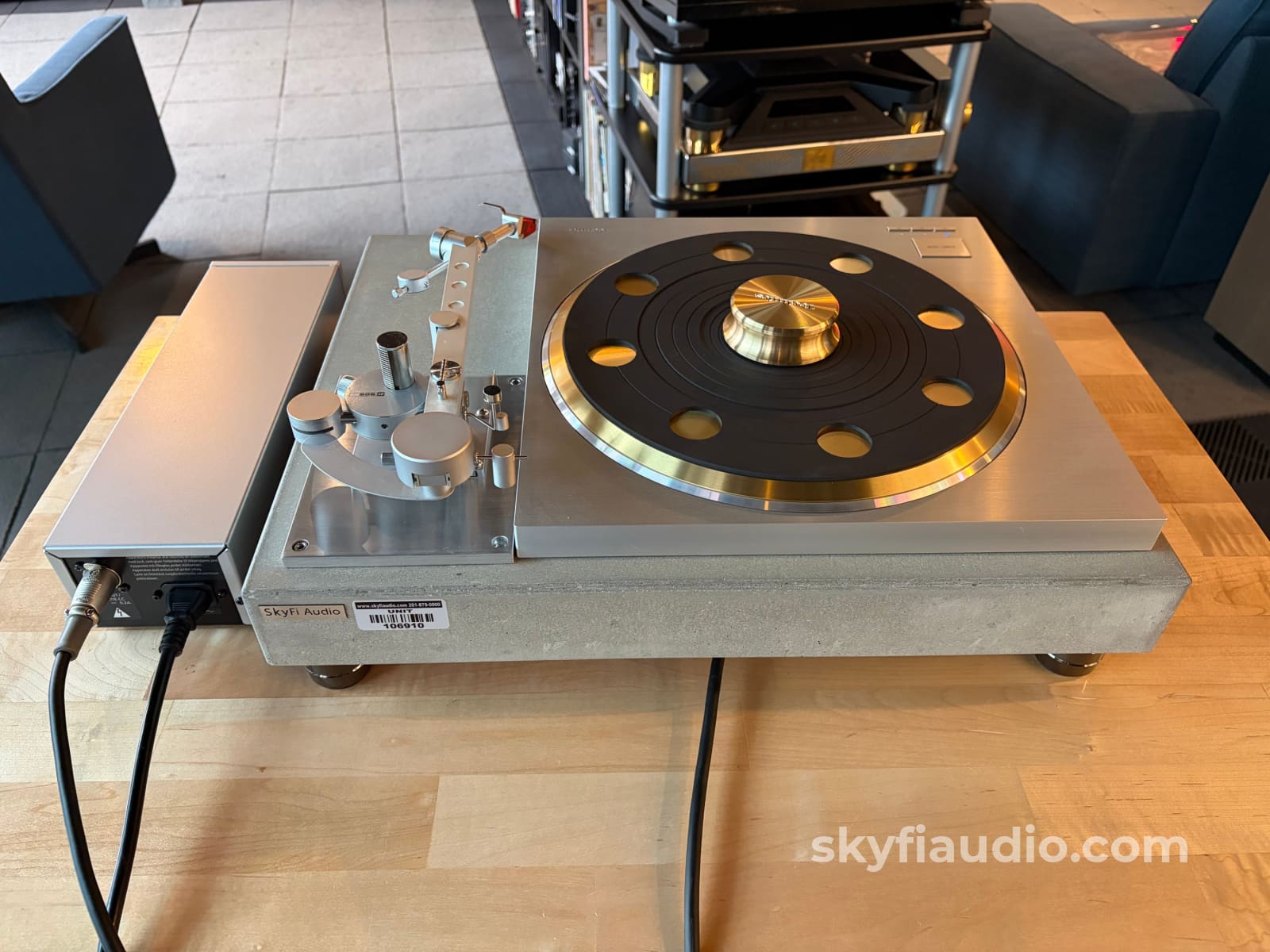 Technics SP-10R Custom Turntable - Concrete Plinth - Dynavector Tonearm Turntable