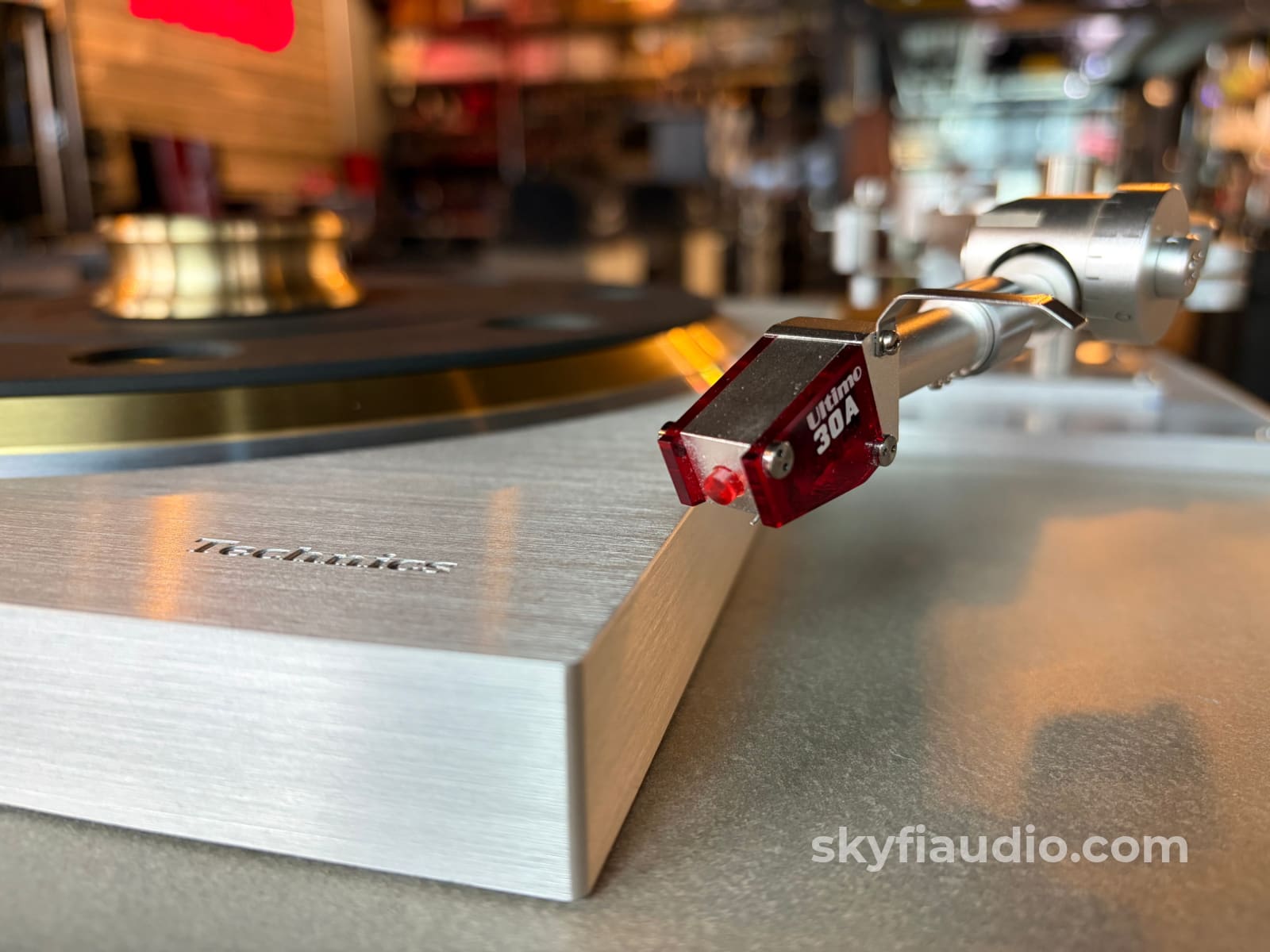 Technics SP-10R Custom Turntable - Concrete Plinth - Dynavector Tonearm Turntable