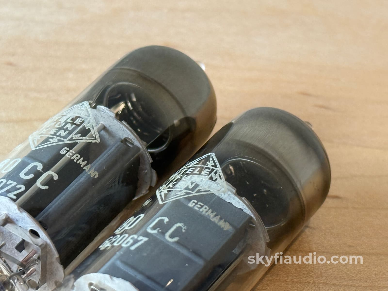 Telefunken Branded Philips E80CC Matched/Balanced Vacuum Tube Pair - Strong Accessory