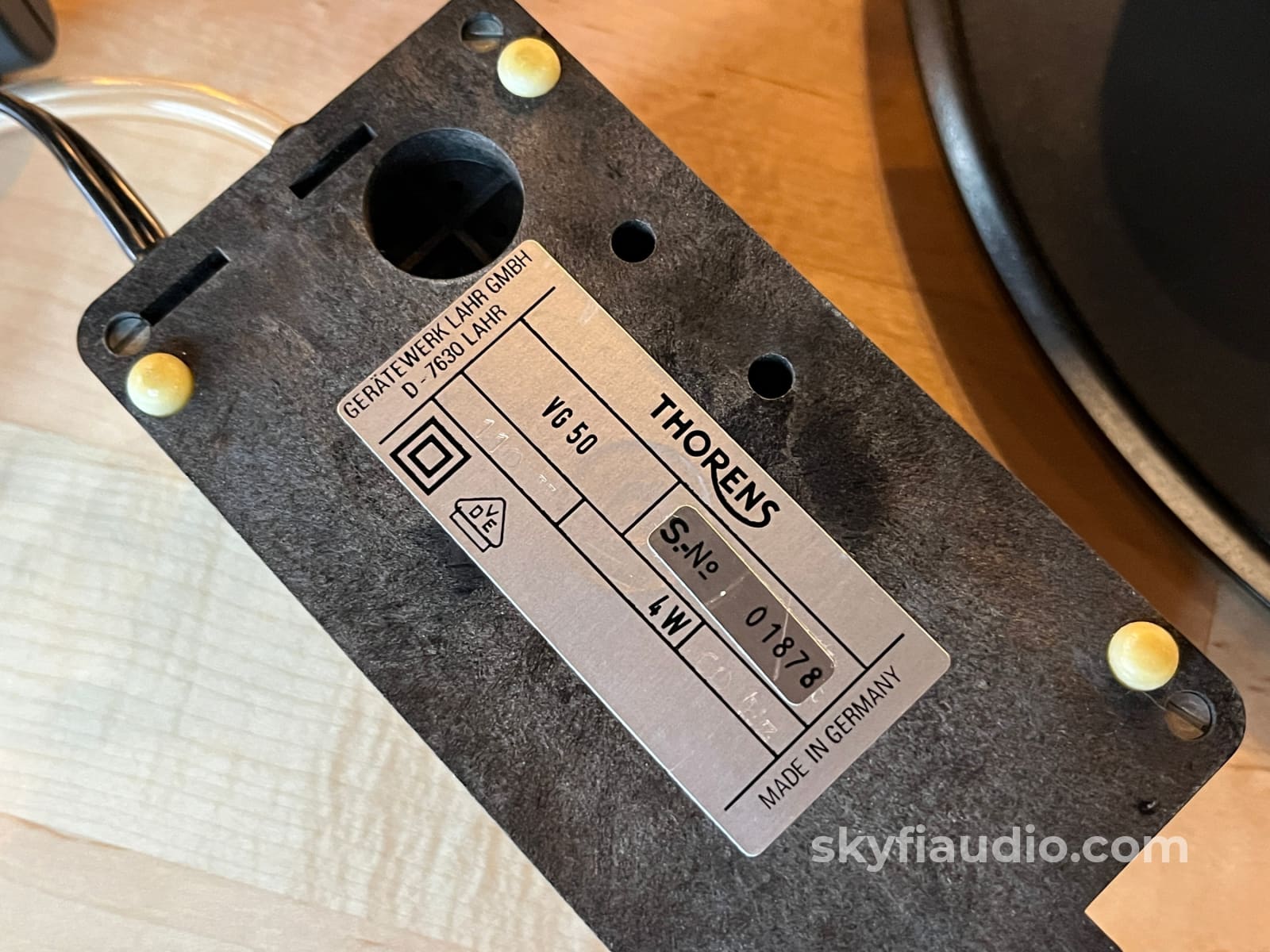 Thorens Disc Contact Vacuum System Accessory