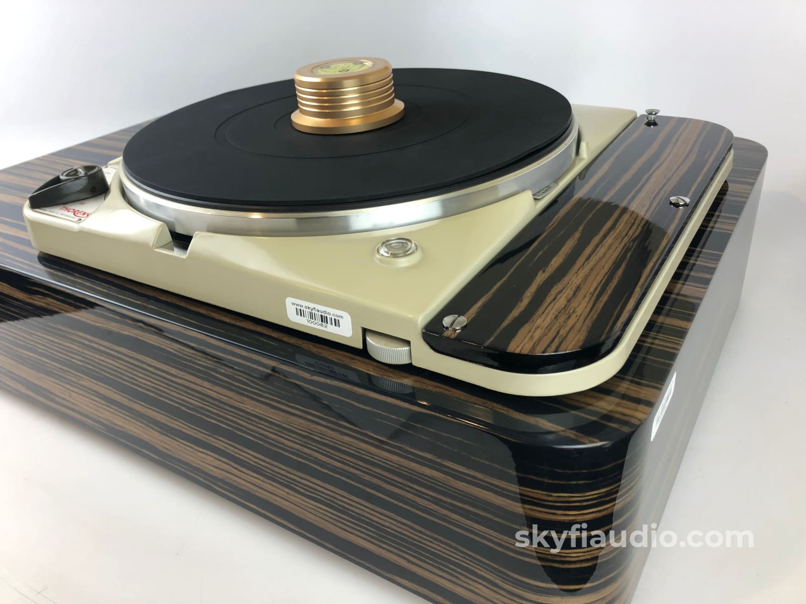 Thorens TD-124 Custom Turntable with SME3009 Improved Tonearm and Ebon