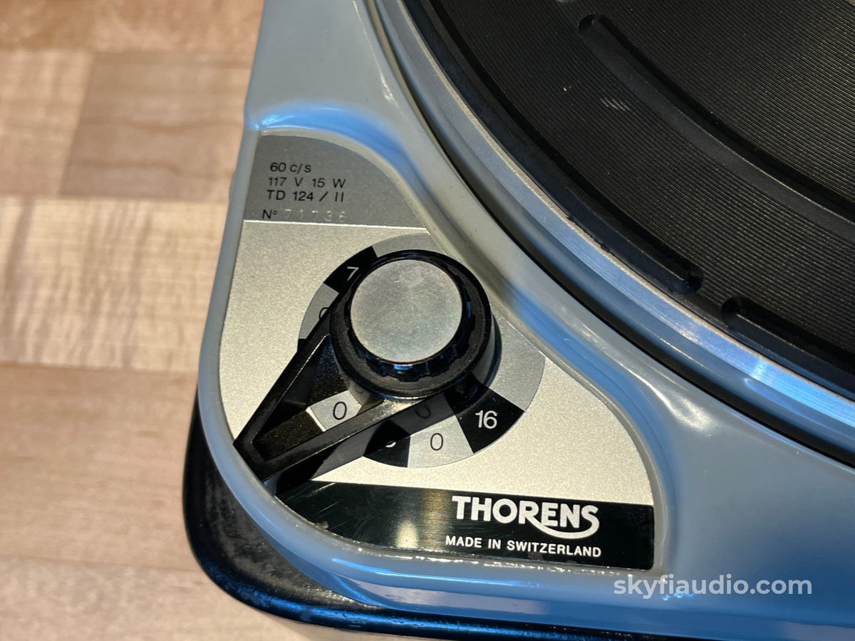 Thorens TD124/II Turntable New Old Stock NOS - W/ Ortofon SPU - Turntable