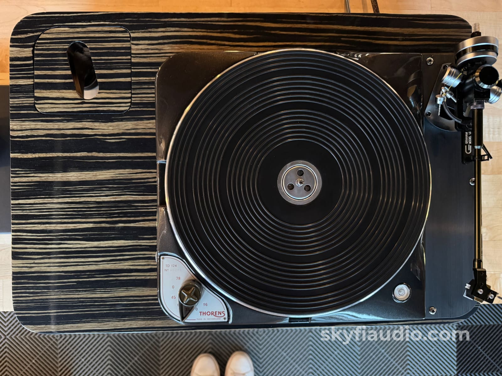 Custom Thorens TD124 Turntable w/ Graham Engineering Tonearm + New Hana MH Turntable