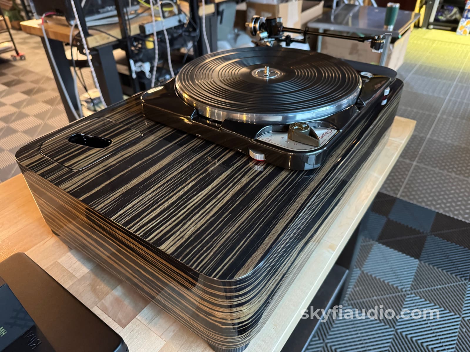 Custom Thorens TD124 Turntable w/ Graham Engineering Tonearm + New Hana MH Turntable