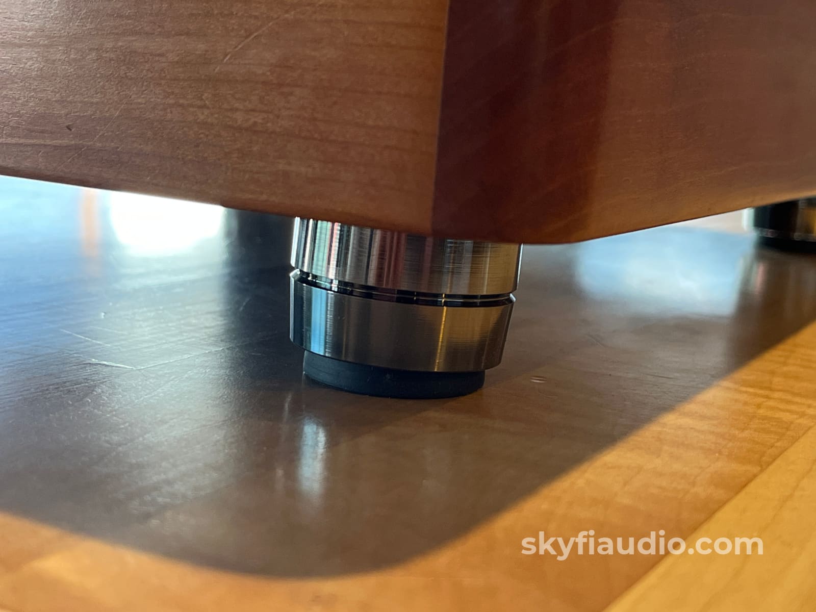 Thorens TD-124 Turntable W/ SME Arm and Ortofon GTX E SPU Cartridge - Custom Solid Wood Plinth - Turntable