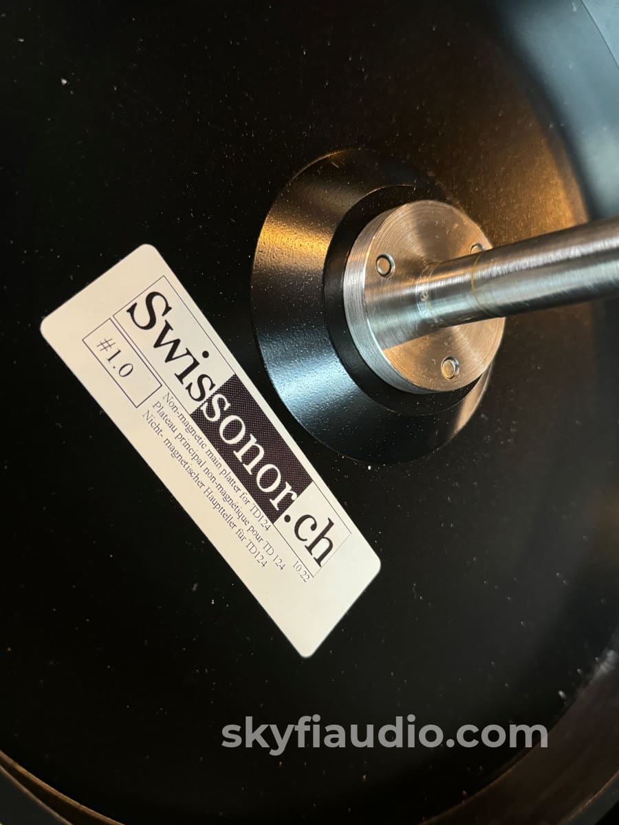 Thorens Td124 Vintage Turntable Customized By Schopper Ag