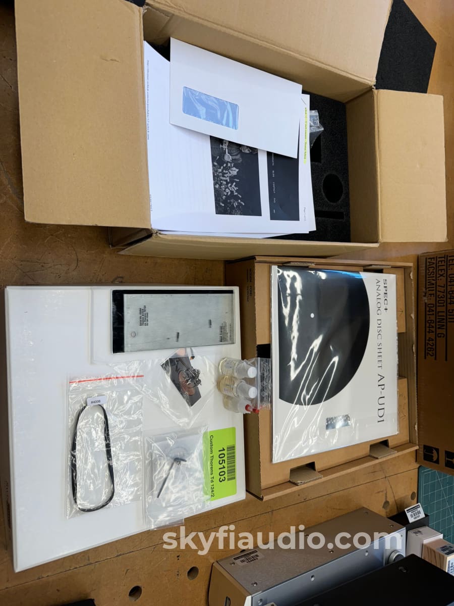 Thorens Td124 Vintage Turntable Customized By Schopper Ag