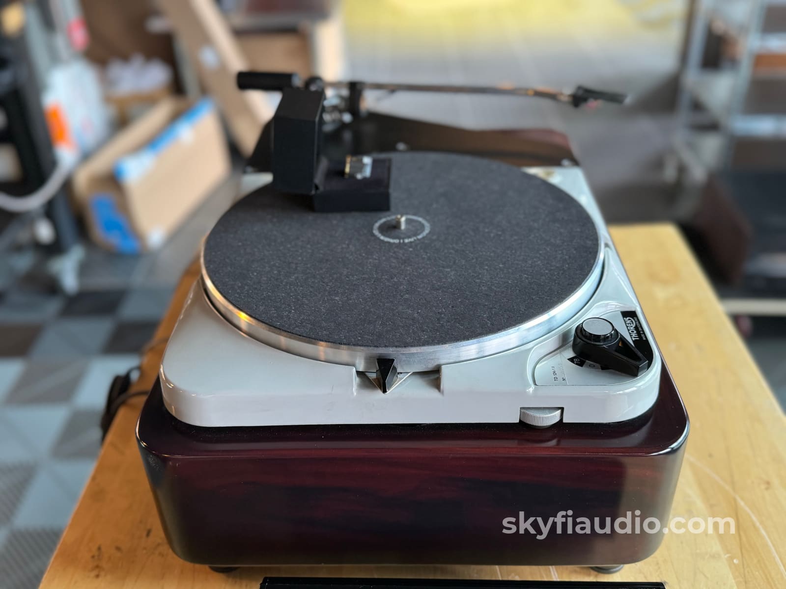 Thorens Td124 Vintage Turntable Customized By Schopper Ag