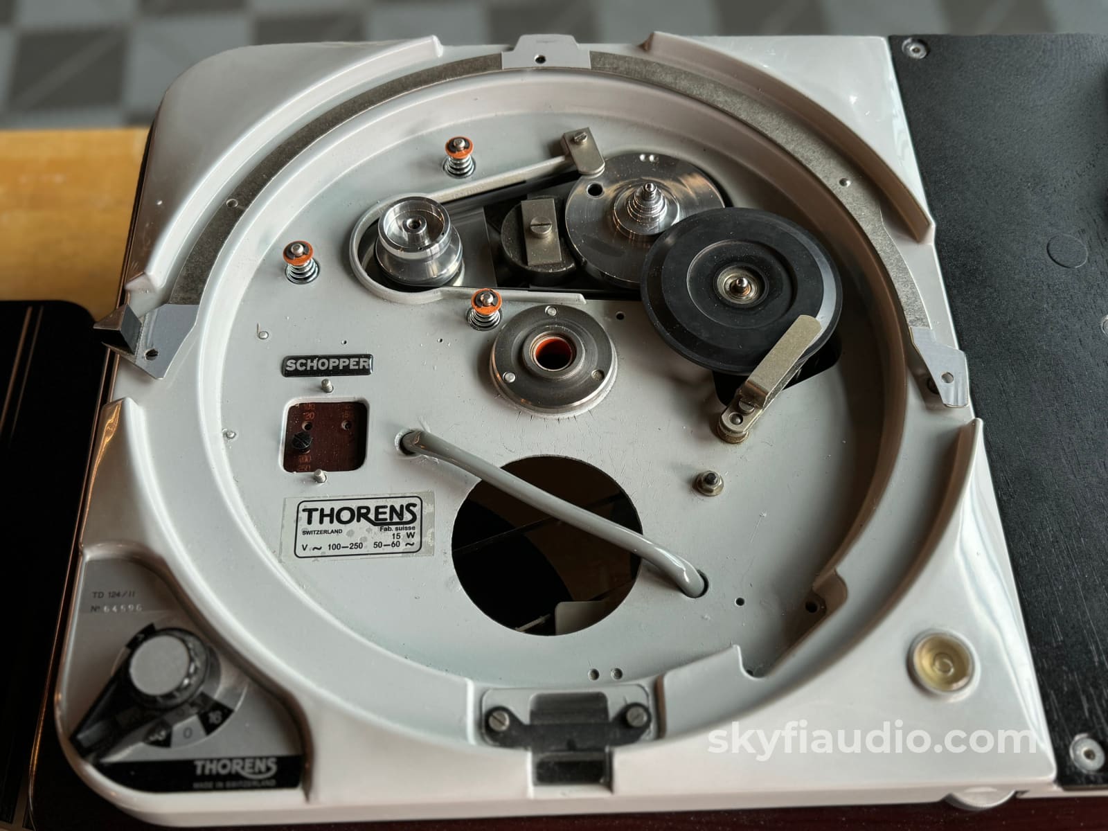 Thorens Td124 Vintage Turntable Customized By Schopper Ag