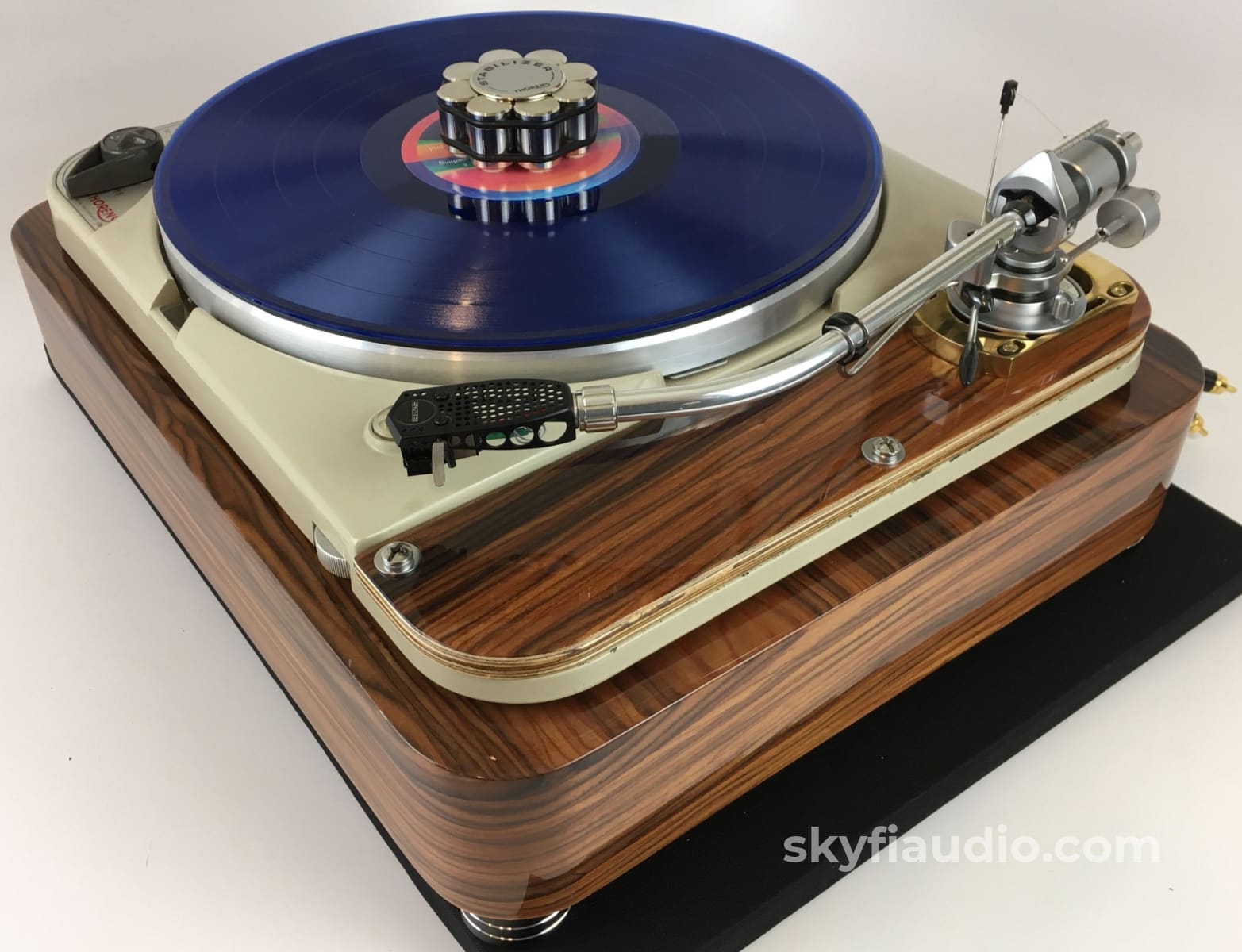 Thorens Td-124 With New Sme 3009 And Solid Rosewood Plinth Turntable