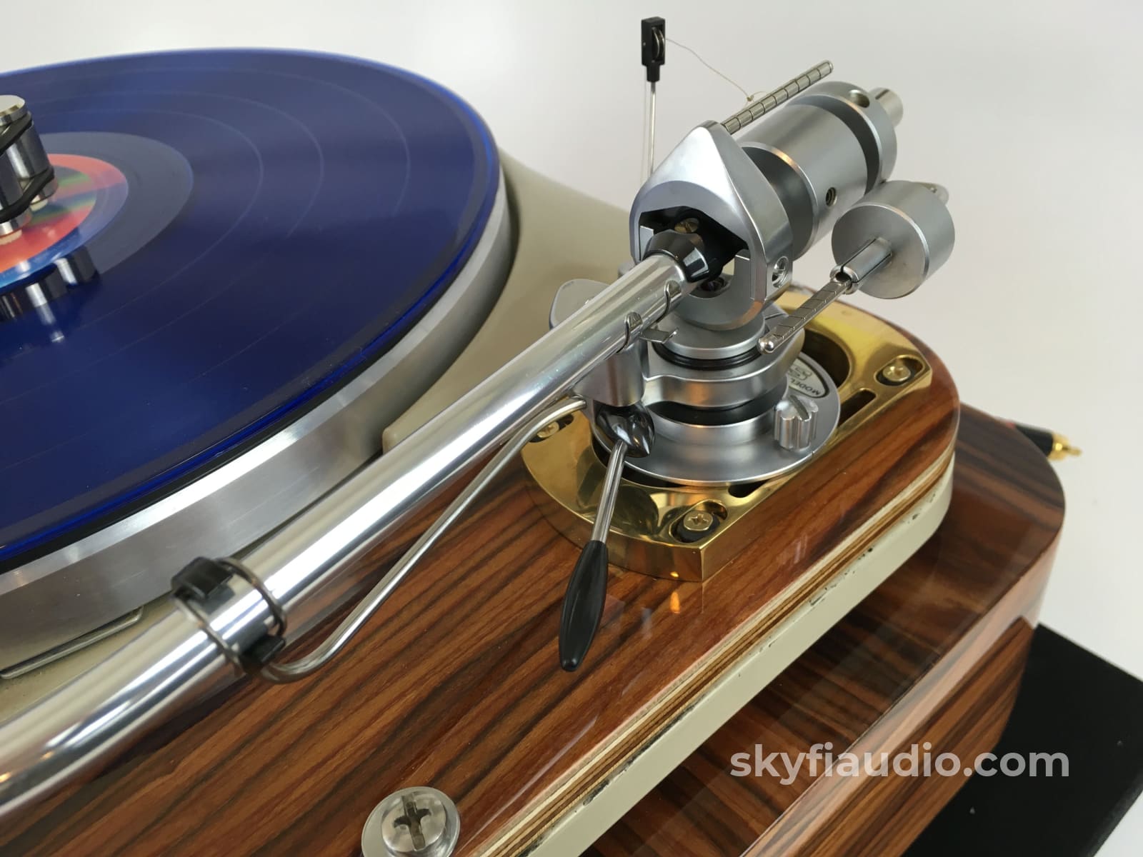 Thorens Td-124 With New Sme 3009 And Solid Rosewood Plinth Turntable