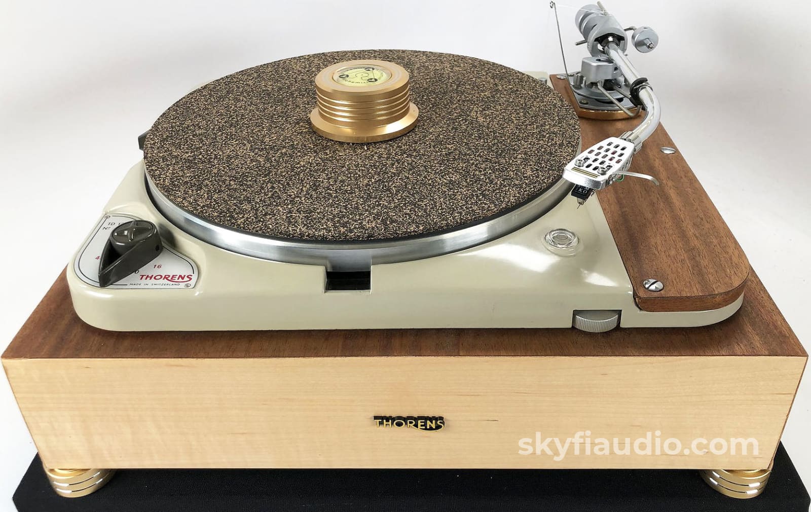 Thorens Td-124 With Plinth And Restored Sme3009 - Completely Customizable Turntable
