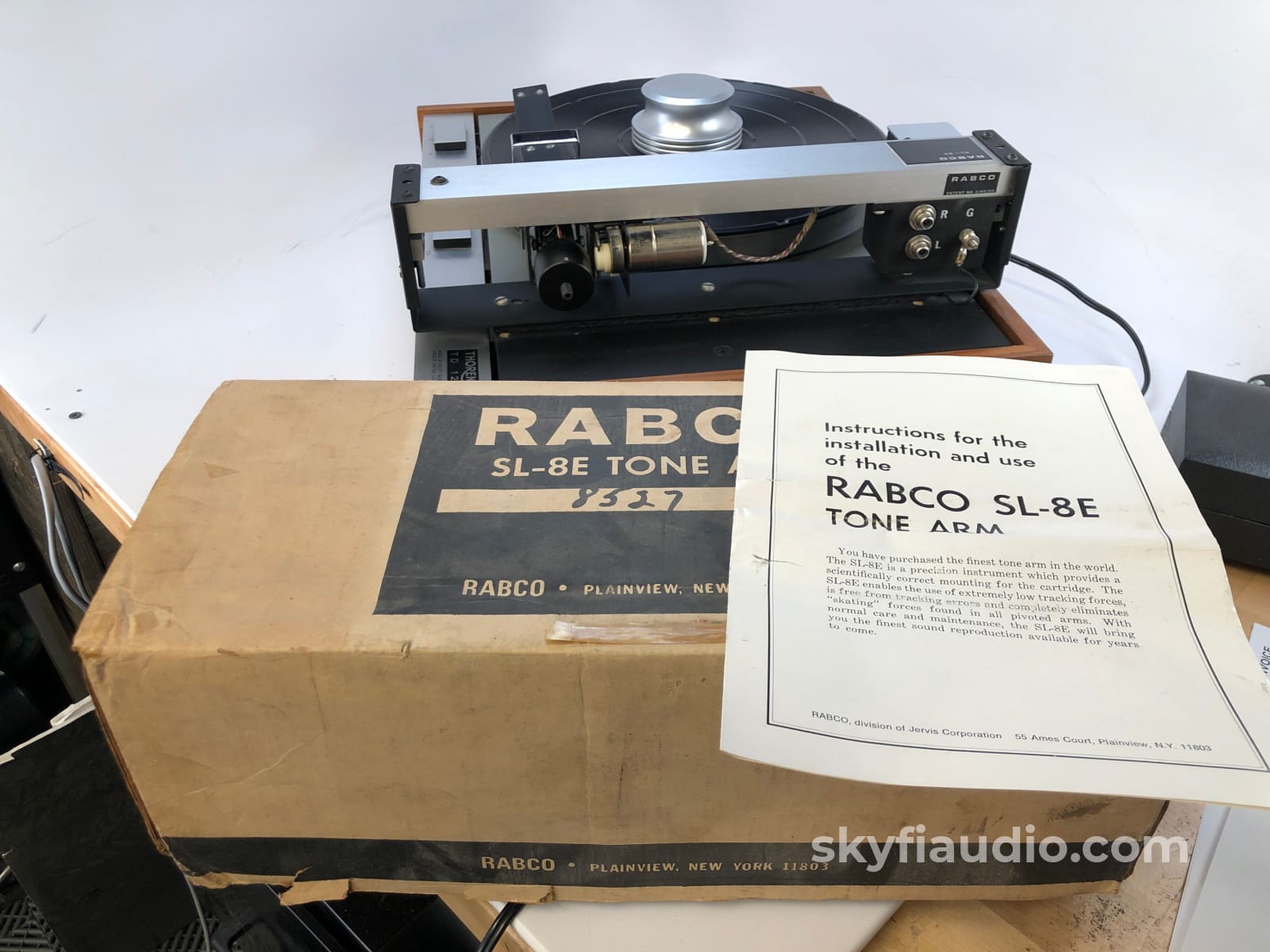 Thorens Td-125 Vintage Turntable W/Rabco Tangential Tonearm And New Sumiko Cartridge