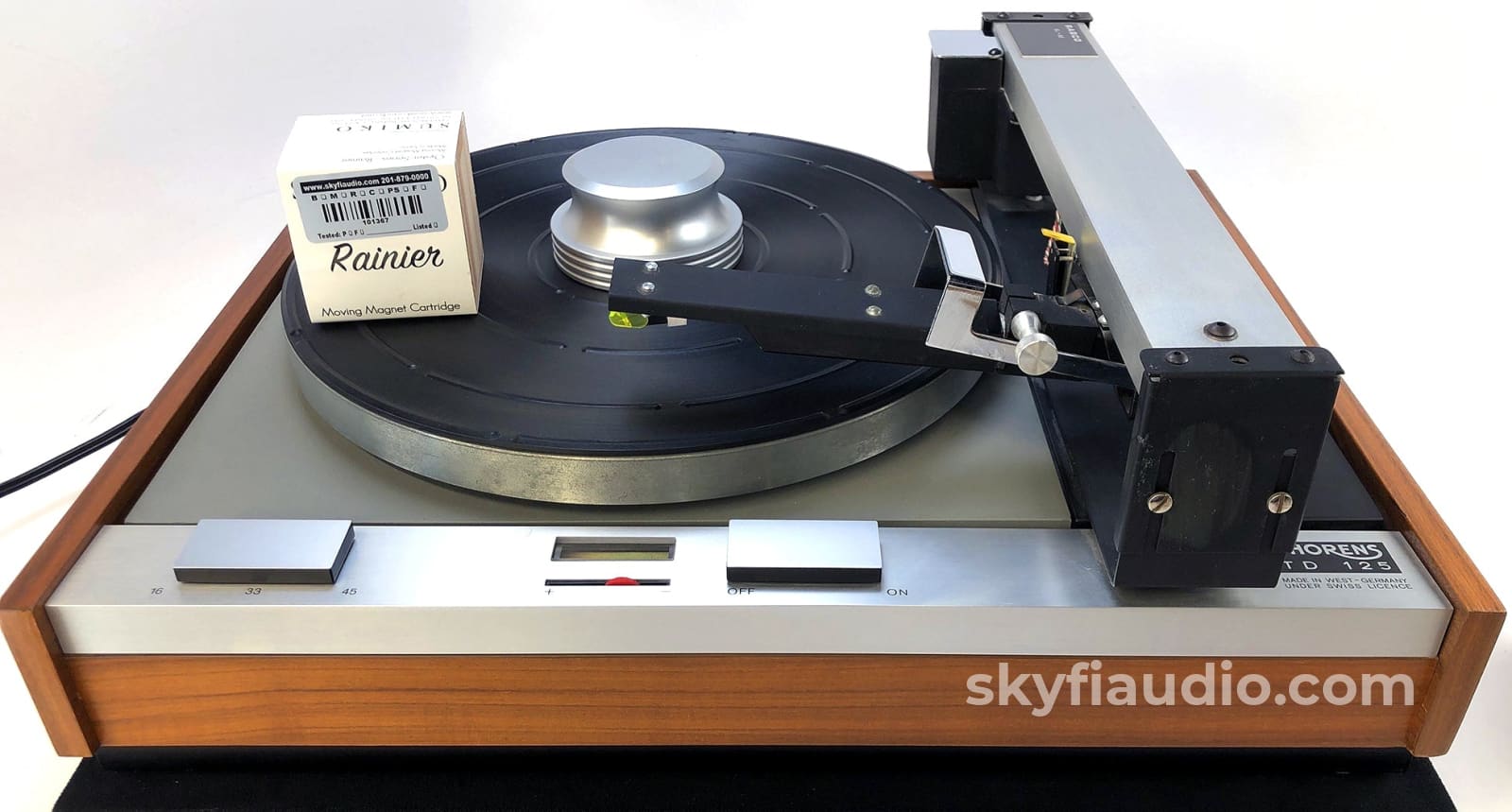 Thorens Td-125 Vintage Turntable W/Rabco Tangential Tonearm And New Sumiko Cartridge