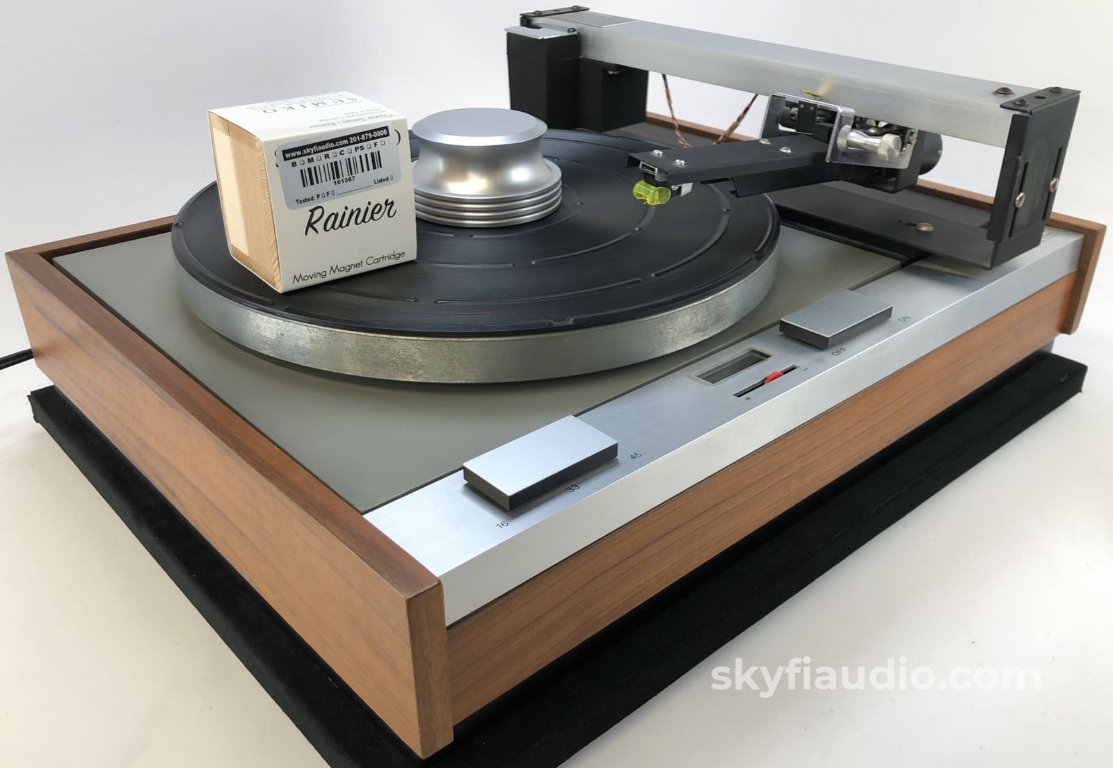 Thorens Td-125 Vintage Turntable W/Rabco Tangential Tonearm And New Sumiko Cartridge