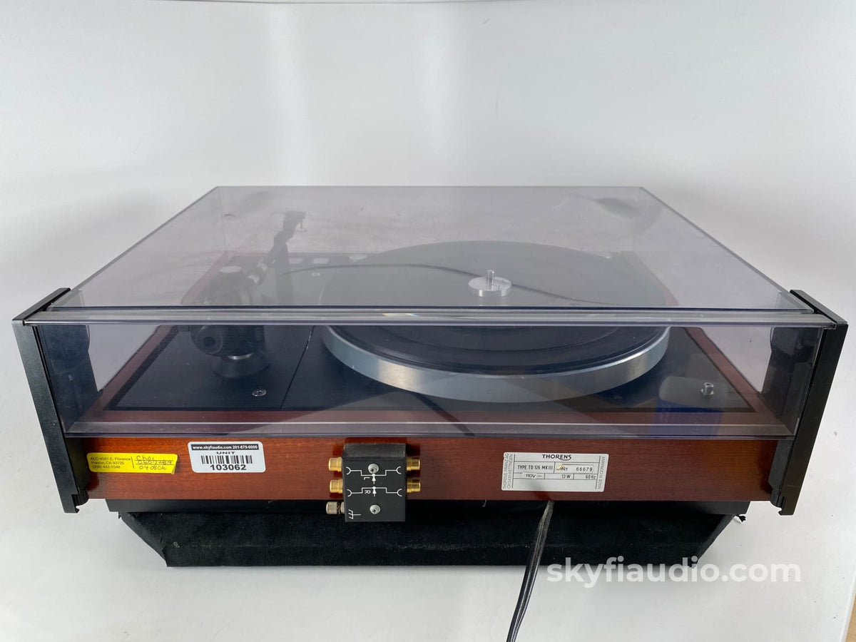 Thorens Td 126 Mkiii Belt Drive Turntable With New Sumiko Blue Point No. 2