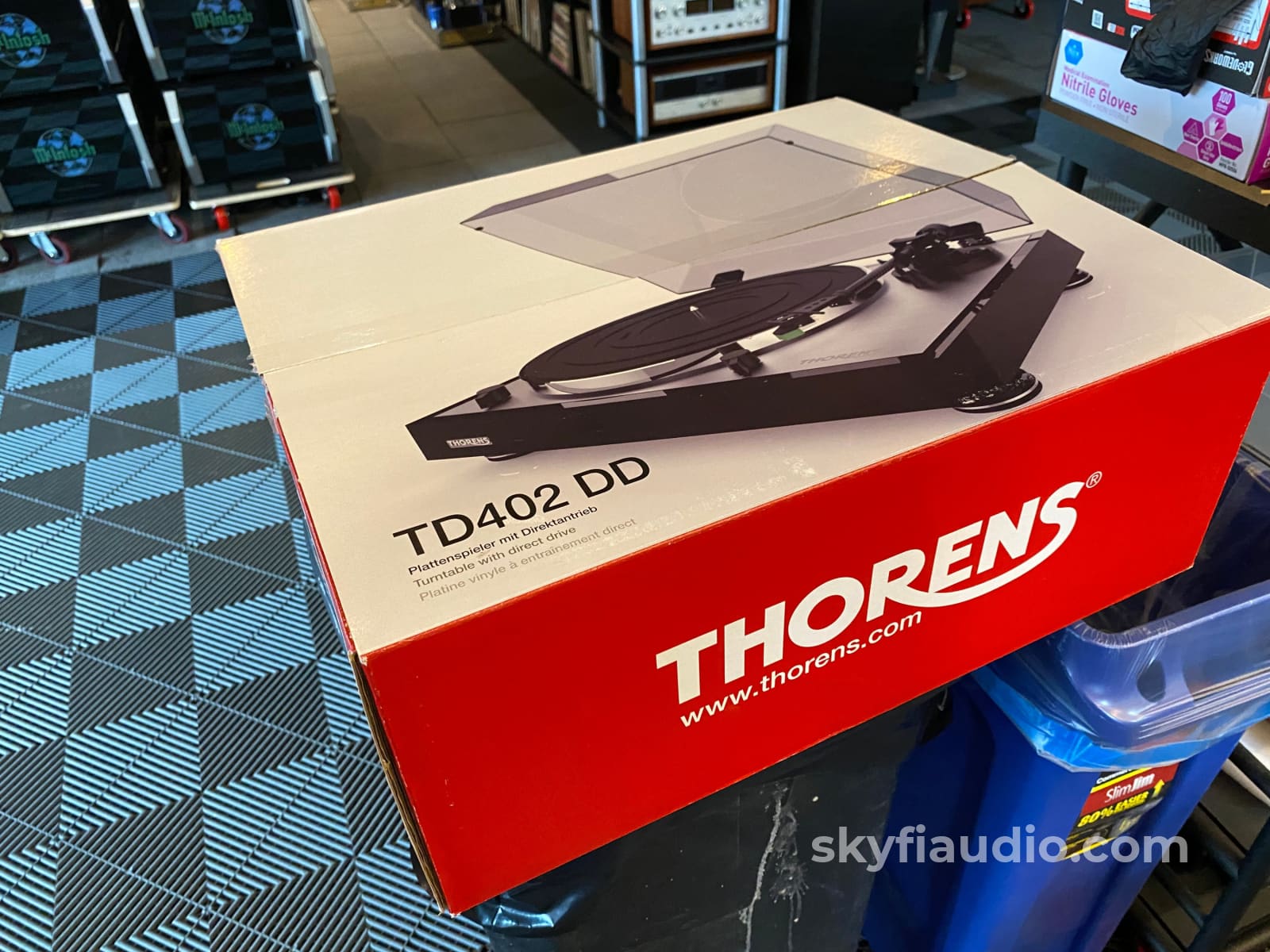 Thorens Td 402 Dd Semi-Automatic Turntable With Audio Technica At33Ev