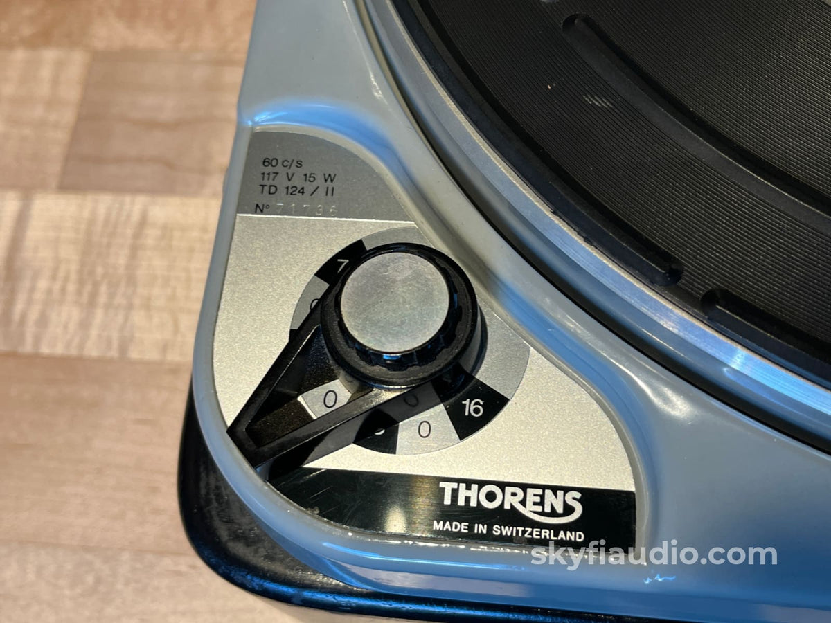Thorens TD124/II Turntable New Old Stock NOS - W/ Ortofon SPU - Turntable