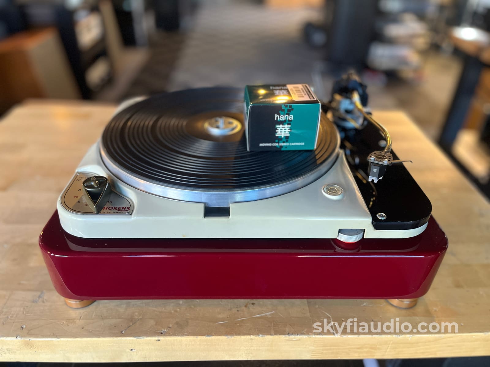 Thorens Td124 Turntable - Customized And Calibrated W/ Hana Sh (Mc) Cartridge
