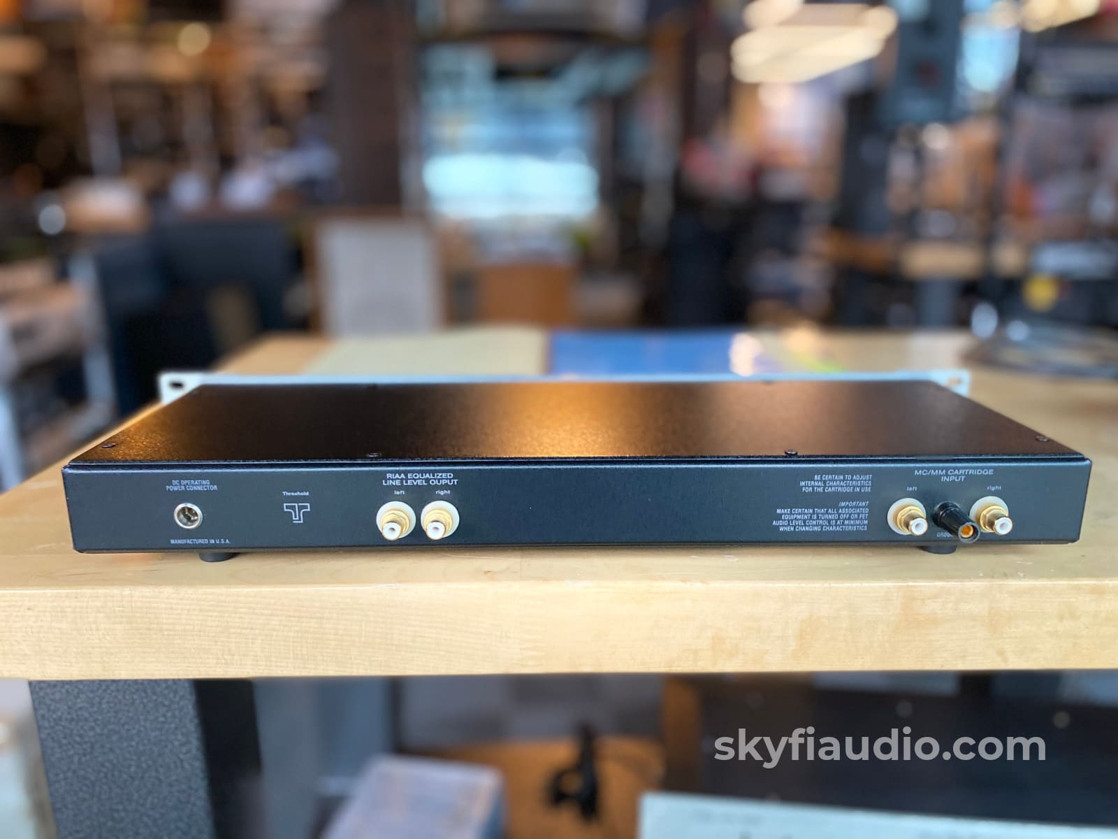 Threshold Fet 10/Pc Mm/Mc Based Phono Stage W/ External Power Supply ~ Recapped Preamplifier