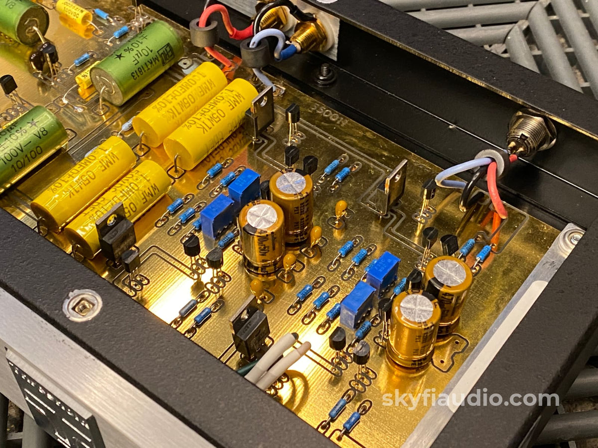 Threshold Fet 10/Pc Mm/Mc Based Phono Stage W/ External Power Supply ~ Recapped Preamplifier