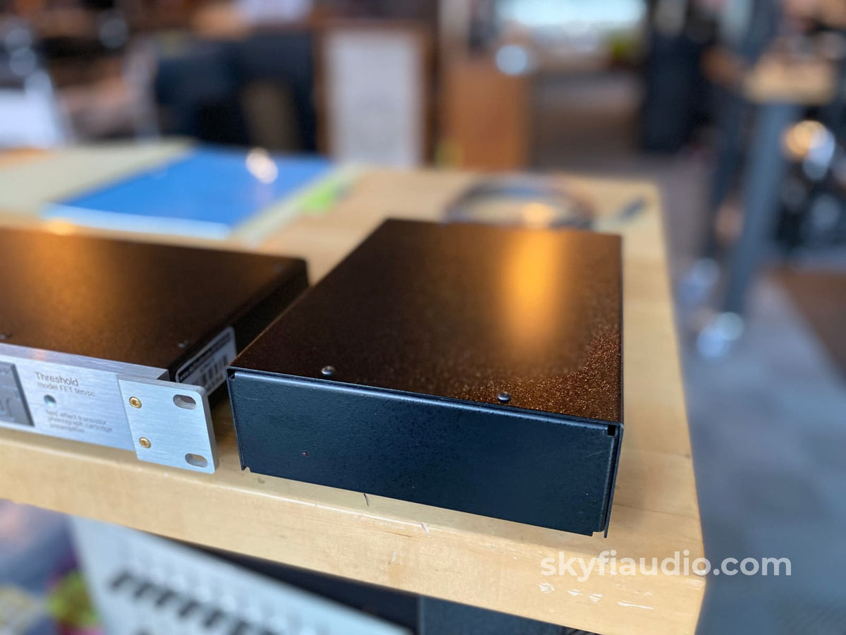 Threshold Fet 10/Pc Mm/Mc Based Phono Stage W/ External Power Supply ~ Recapped Preamplifier
