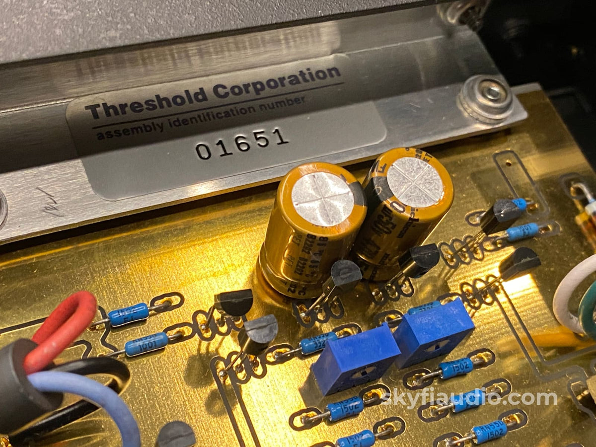 Threshold Fet 10/Pc Mm/Mc Based Phono Stage W/ External Power Supply ~ Recapped Preamplifier
