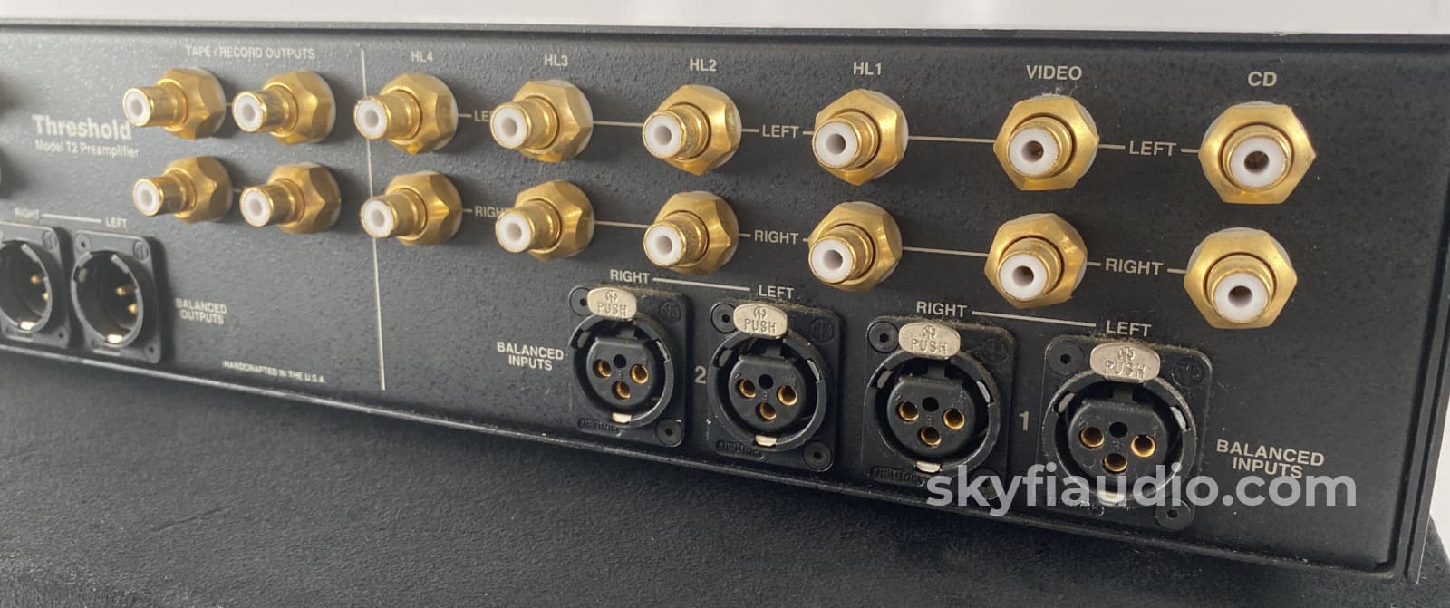 Threshold Model T2 Solid State Vintage Preamp W/Outboard Power Supply Preamplifier