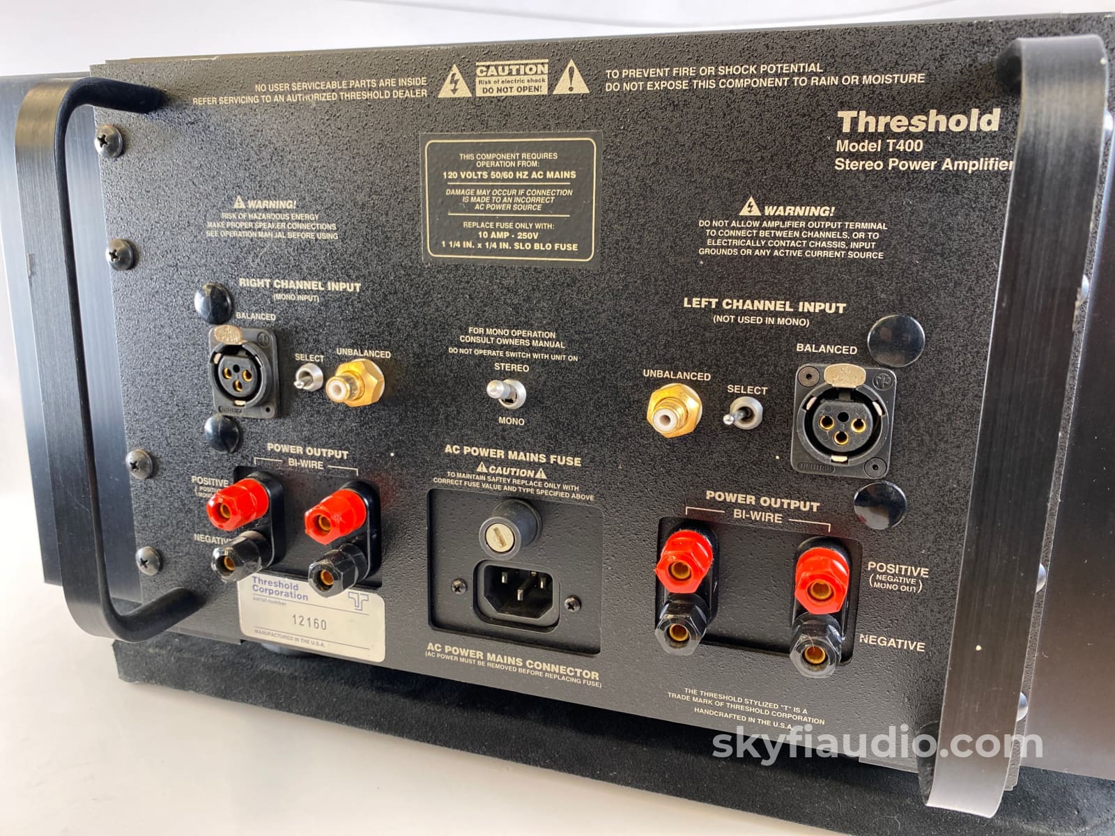 Threshold T-400 Almost Vintage Amplifier - Pure Class A Power