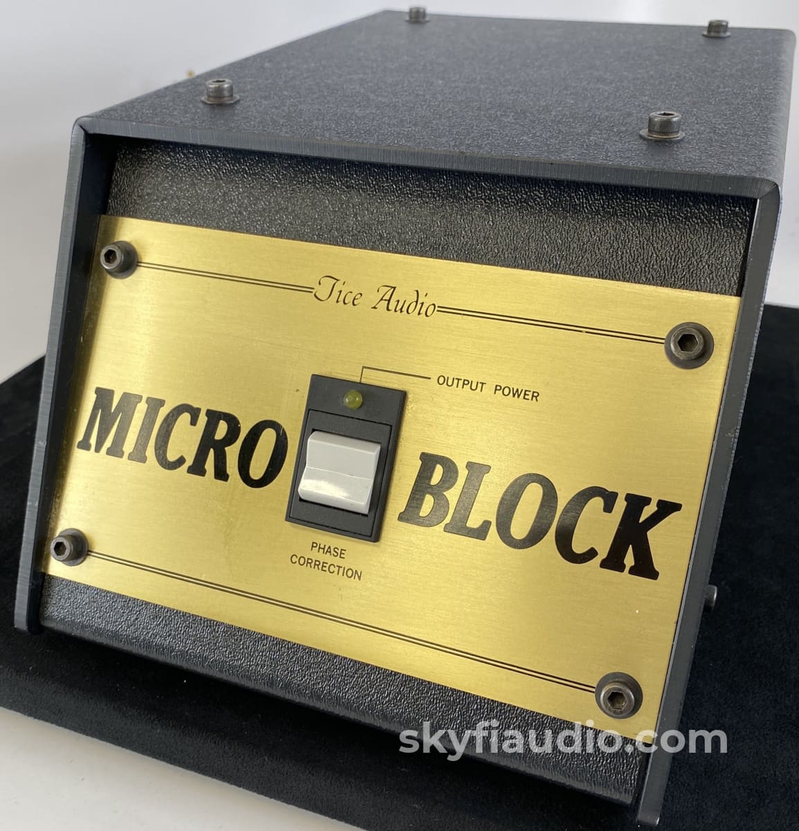 Tice Micro Block Power Conditioner - For Your Sources Or Preamps