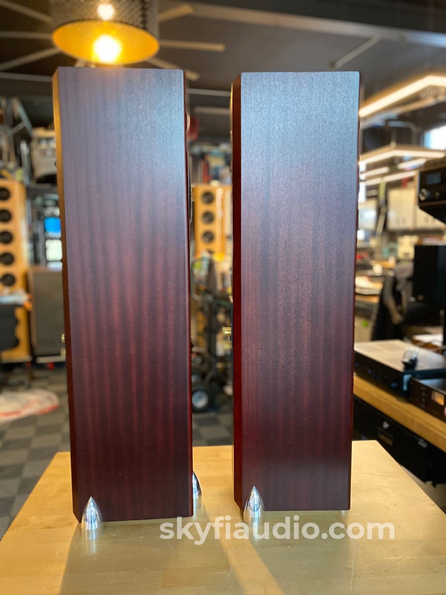 Totem Hawk Floorstanding Speakers - Deep Mahogany Finish Speakers