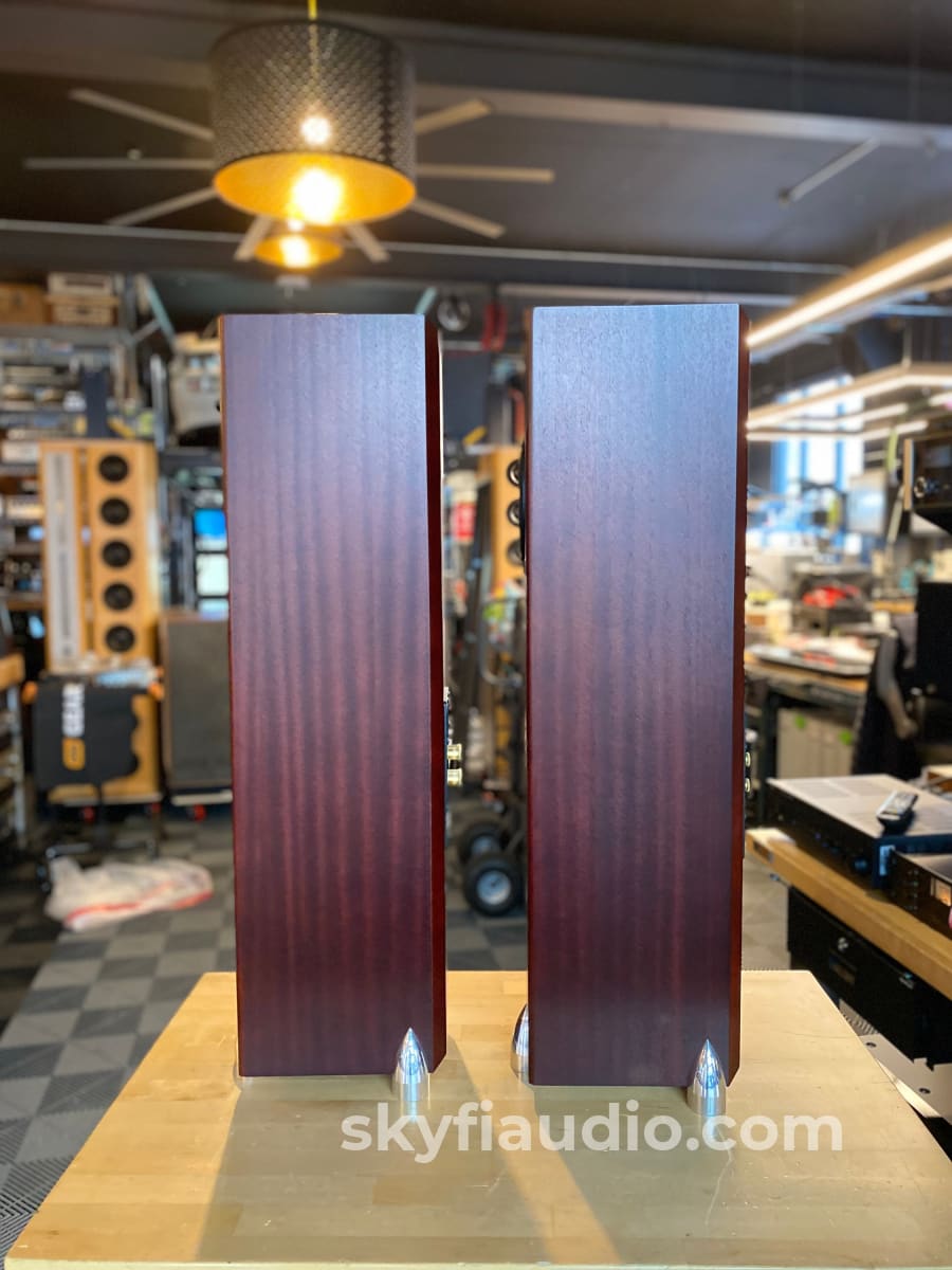 Totem Hawk Floorstanding Speakers - Deep Mahogany Finish Speakers