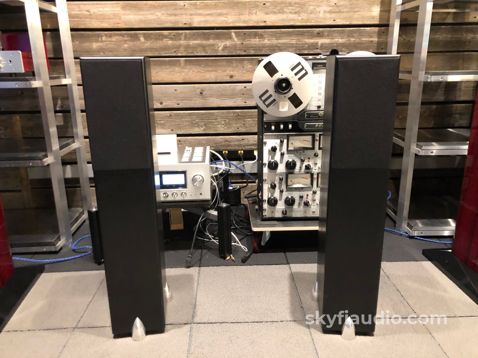 Totem Hawk Floorstanding Speakers In Black Ash