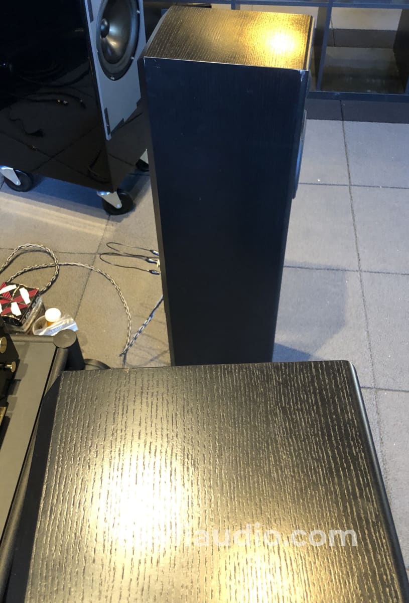 Totem Hawk Floorstanding Speakers In Black Ash