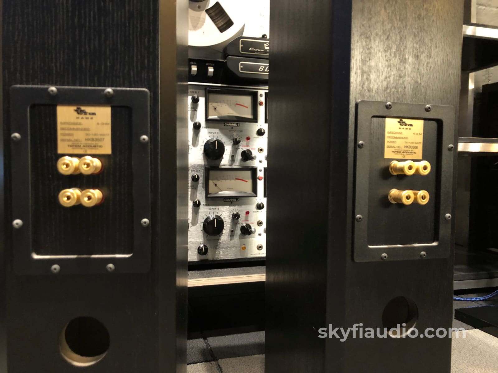 Totem Hawk Floorstanding Speakers In Black Ash