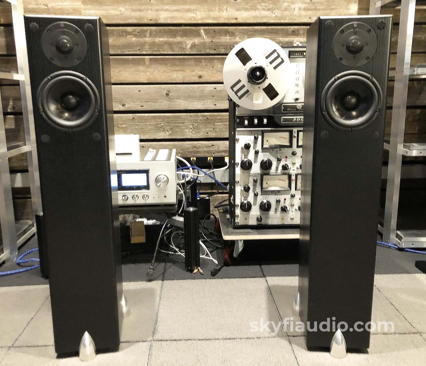 Totem Hawk Floorstanding Speakers In Black Ash