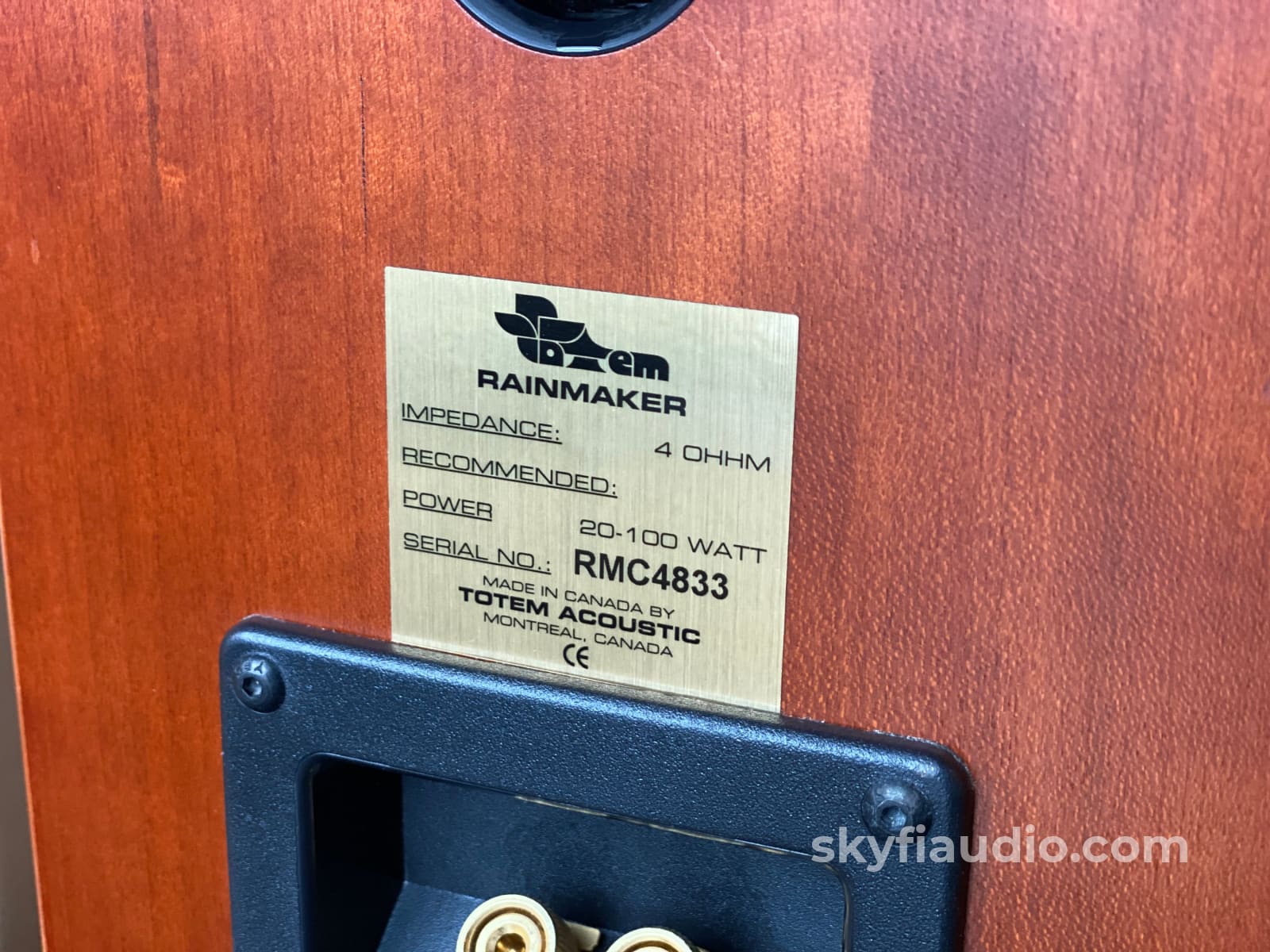 Totem Rainmaker Bookshelf Speakers