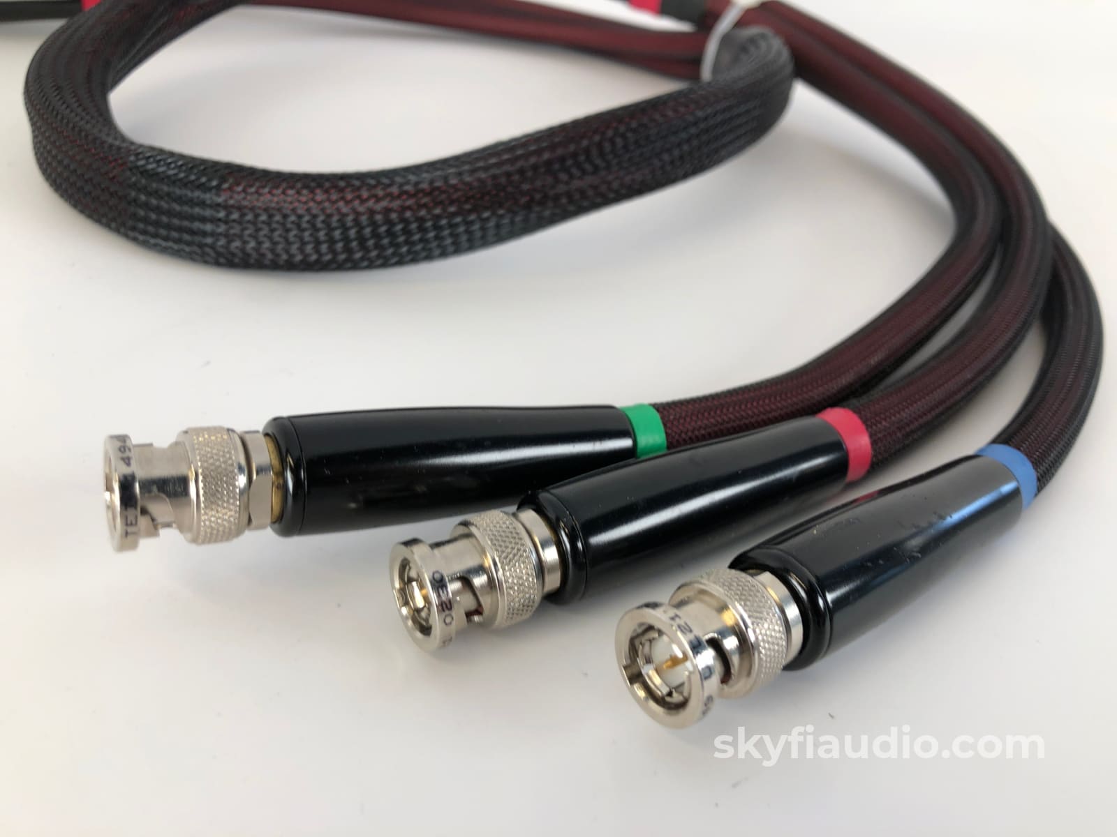 Transparent Cable - High Fidelity Rca To Bnc Component Video 4Ft Cables