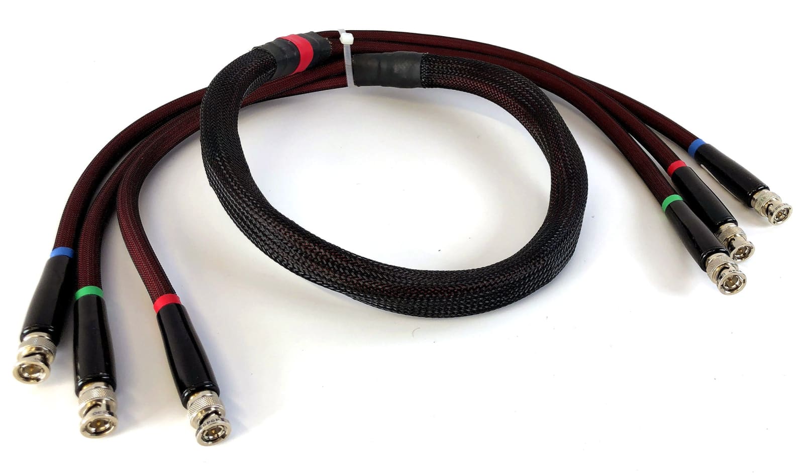 Transparent Cable - High Fidelity Rca To Bnc Component Video 4Ft Cables