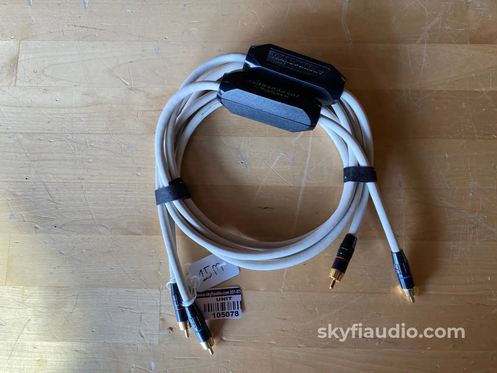 Transparent MusicLink RCA Audio Cable (Pair) - 1.5m