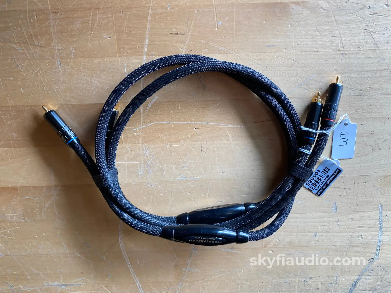 Transparent MusicLink Super RCA Audio Interconnects (Pair) - 1m